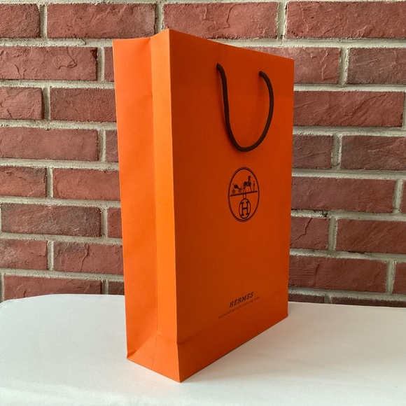 Hermes Paper Gift Shopping Bag 11”x17”x4” NEW - Picture 3 of 11